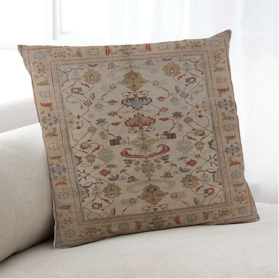 Ahgly Company Indoor Square Mid-Century Modern Throw Pillow, 18 inch by 18 inch