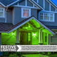 thumbnail image 3 of Sunlite LED A19 Colored Light Bulb, 3 Watts (25w Equivalent), E26 Medium Base, Non-Dimmable, UL Listed, Party Decoration, Holiday Lighting, Green, 6 Pack, 3 of 5