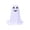 Light Blue, variant on Halloween Decorations Spooky Ghost | Indoor Spooky Ghost LED Lights Tabletop Decor DIY Assembly Sturdy Fabric Ghost Mantel Decor Blue