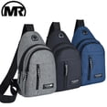 thumbnail image 2 of 2023 New Multifunctional Chest Bag Men's Fashion Trend Oxford Cloth Shoulder Bag Korean Style Casual Waterproof Messenger Bag Upgrade blue, 2 of 6