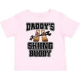 thumbnail image 3 of Inktastic Daddys Skiing Buddy Kids Skis Boys or Girls Toddler T-Shirt, 3 of 5