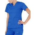 thumbnail image 4 of Adar Pro Breakthrough Plus Scrub Set For Women - Enhanced V-Neck Top & Multi Pocket Pants - 4400P - Royal Blue - L, 4 of 7