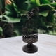 thumbnail image 4 of Candelabro de jaula de pájaros de hierro forjado Colco Negro 14x26cm, 4 of 8