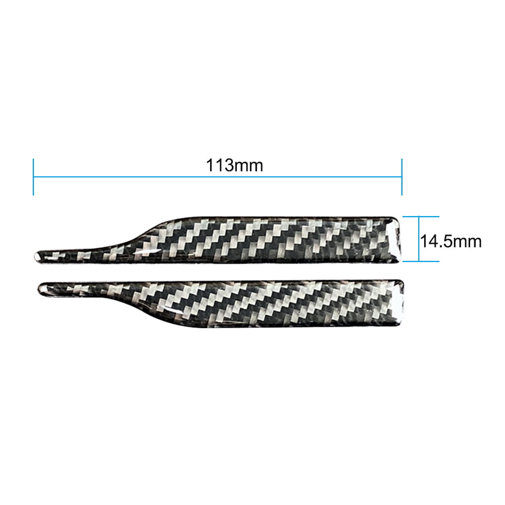 zhuzhu Car Rearview Mirror Anti-Rub Strips Protector Anti-Collision Strip Fit for BMW Color : Carbon Fiber Color E60 F10 F07 F01 5 Series 7 Series 2008-2017
