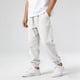 thumbnail image 3 of Ceisia Boys Elastic Waist Casual Athletic Pants Cotton-Linen Like Stretchy Breathable Cuffed Ankles Sweatpants for 5-15 Years White for 5-6 Years Gifts, 3 of 8