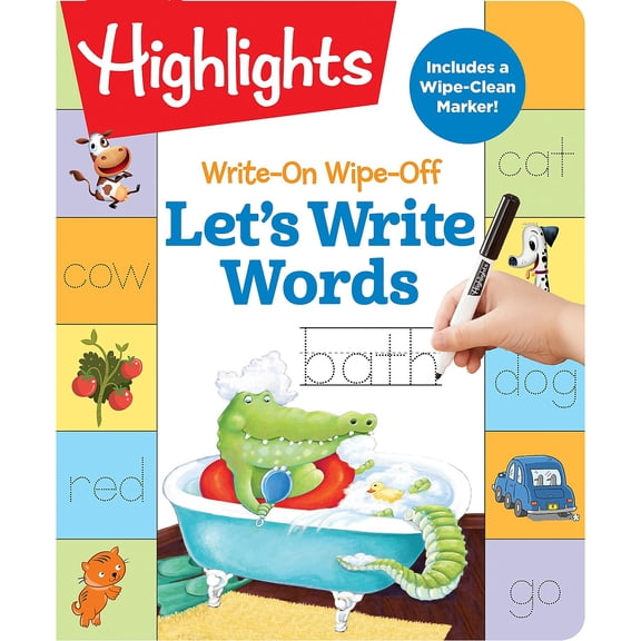 Write-On Wipe-Off Lets Write Words Highlights Write-On Wipe-Off Fun to Learn Activity Books Other 1629799238 9781629799230 Highlights Learning