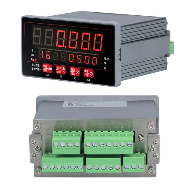 Controlador de celda de carga de 4 canales con relé, instrumento de pesaje digital con pantalla de CC de 15 a 30 V DY810