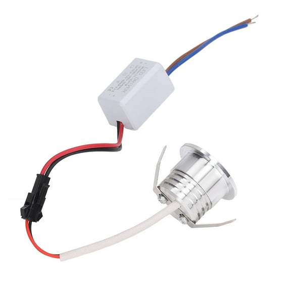 3W Mini Spotlights Indoor Recessed Ceiling Showcase Display Under Cabinet Lights Fixture, AC85-265V Recessed Spotlight Cabinet Lighting for Shopping Malls, Roofs, Cabinets