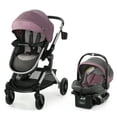 thumbnail image 1 of Graco Modes Nest Travel System, Includes Baby Stroller with Height Adjustable Reversible Seat, Pram Mode, Lightweight Aluminum Frame and SnugRide 35 Lite Elite Infant Car Seat, Norah, 1 of 5