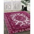 thumbnail image 3 of Ahgly Company Machine Washable Indoor Rectangle Industrial Modern PaleVioletRed Pink Area Rugs, 6' x 9', 3 of 7