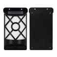 thumbnail image 1 of Luz de llama solar para exteriores, impermeable, luz de pared de llama parpadeante con sensor de oscuridad, diseño de celosía de encendido y apagado automático, 66 luces solares LED para jardín, patio, 1 of 8