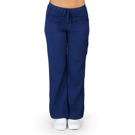 

Ultrasoft Scrubs Women s Drawstring And Elastic Waist Cargo Pant