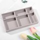 thumbnail image 1 of Caja para guardar anillos, pendientes y joyas, bandeja de franela para el hogar, 1 of 4