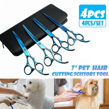 Curved Grooming Shears - 4Pcs 7