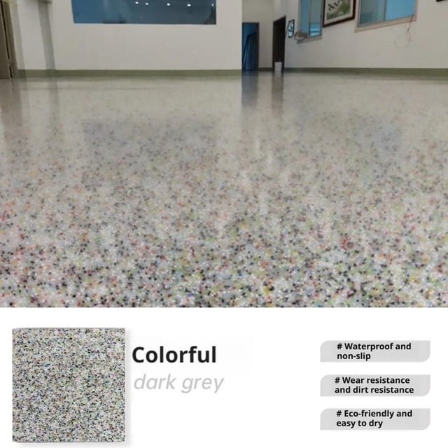 Louis Forest High Gloss Marble FinishEpoxy Floor Coating, SelfLeveling