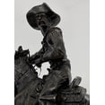 thumbnail image 3 of “COWBOY” American Bronze Handmade Sculpture by Frederic Remington mini size 9.75"H x 11.5"L x 5"W, 3 of 6