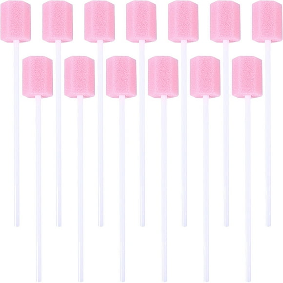 80Pcs Mouth Sponges Dental Swabs Disposable Oral Care Sponge Swab Tooth Cleaning Mouth Swabs