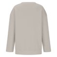 thumbnail image 5 of Kids' Sweatshirt Crewneck Long Sleeve Casual Pullover Basic Comfortable Classic Fit Solid Color Fall Top, 5 of 5