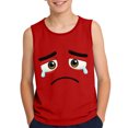 thumbnail image 1 of Camisola de Niños Pequeños 3-15 Años sin Mangas Tela Suave Impresión Gradiente para el Uso Casual Y Ocasiones Especiales, 1 of 8