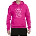 thumbnail image 2 of Wild Bobby Saved By Jesus Fueled By Coffee Inspirational/Christian Unisex Graphic Hoodie Sweatshirt, Fuschia, XX-Large, 2 of 5