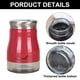 thumbnail image 2 of Salero y pimentero de acero inoxidable con base de cristal, accesorios de cocina modernos, 2 of 5