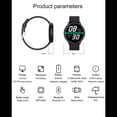 thumbnail image 3 of Fralugio Reloj Inteligente Smartwatch Deportivo Multi táctil Q16 Notificaciones Rosa Fralugio Lujo, 3 of 5