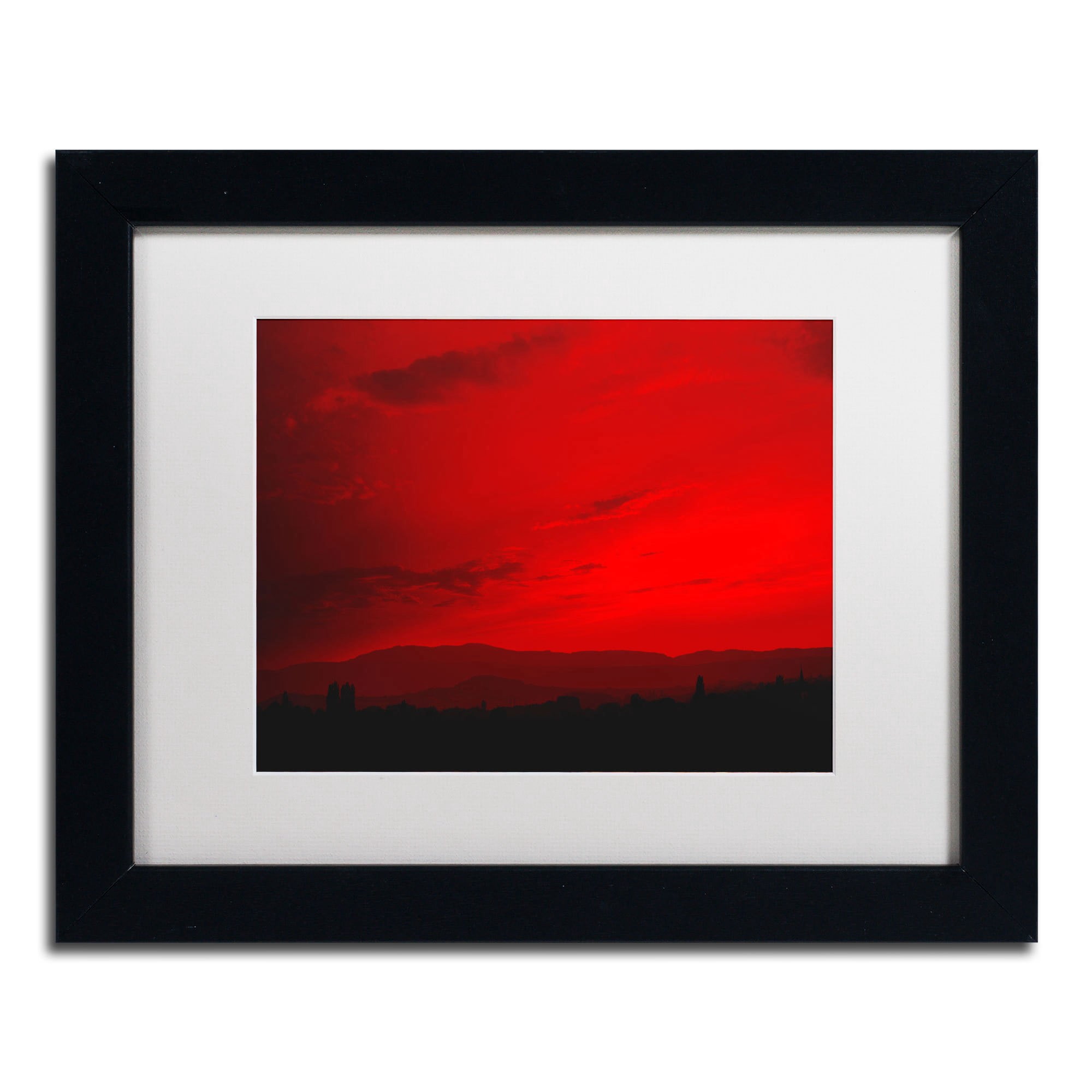 Trademark Fine Art "To the Threshold of Silence" Canvas Art by Philippe Sainte-Laudy, White Matte, Black Frame