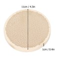 thumbnail image 6 of Soldering Mat, Soldering Block, Ceramics Round Shape Heat Insulation Ceramics Soldering Boar with Small Holes to Make This Soldering Board Lighter and can Quickly Dissipate the Heat of the Metal, 6 of 6