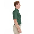thumbnail image 2 of Harriton Foundation 100% Cotton Short-Sleeve Twill Shirt Teflon (M582) Hunter Green, M, 2 of 3