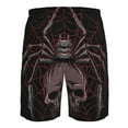 thumbnail image 6 of Naloa Spider with Skull Men's Beach Shorts, Surfing shorts, Swim trunks, Quick Dry Swim Trunks for Surfing Beach Fun - Large, 6 of 9