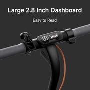 Segway E2 Plus II Electric Scooter, 15 mph Max Speed, 16 Miles Max Range, Teens and Adults, Black