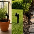 thumbnail image 5 of 5 Pcs Black Acrylic Skeleton Hand Yard Stakes, Halloween Creepy Ground Insert Decor for Garden Graveyard Outdoor Party Decoration, 5 of 7