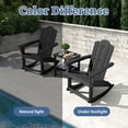 thumbnail image 5 of JEAREY Plastic Adirondack Rocking Chair,HDPE All-Weather Outdoor Rocking Adirondack Chair for Porch, Patio, Balcony,Black, 5 of 7