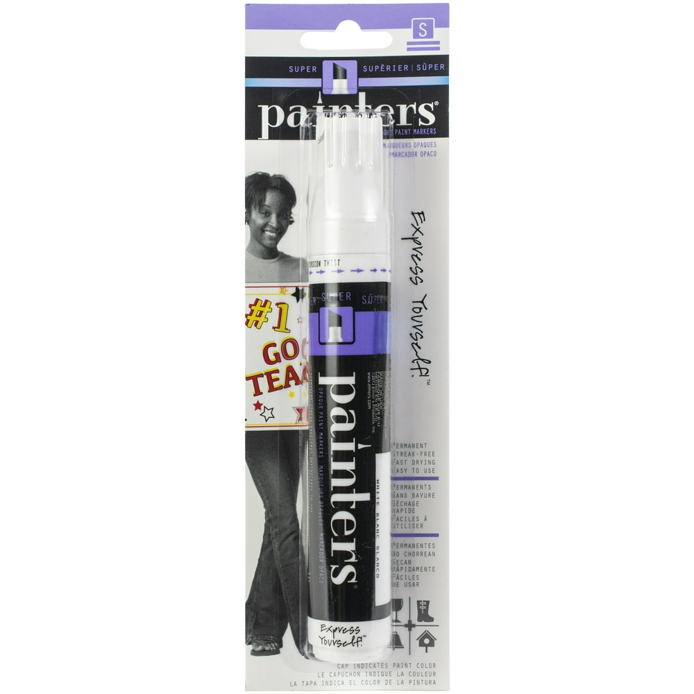 Painters Super Tip White Permanent Paint Pen, 1 Each