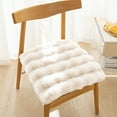 thumbnail image 2 of KCEHTA Square Seat Cushions, Office Chair Cushion, Tufted Floor Cushion, Chair Cushions for Dining Chairs, Non Slip Fluffy Plush Seat Cushion for Home Office, 2 of 7