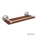 thumbnail image 5 of Prestige Regal Collection Solid IPE Ironwood Shelf with Gallery Rail - Polished Nickel / 16 Inch, 5 of 5