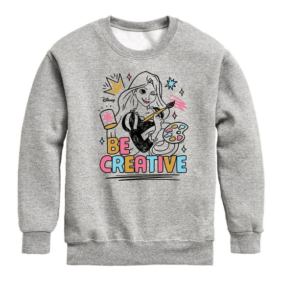Disney - Be Creative - Toddler & Youth Crewneck Fleece Sweatshirt