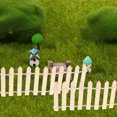 thumbnail image 2 of Spatiy 2 Sets Small Garden Wooden Fence Pickets Edgings Garden Picket Fence Decorative Fence Fencing Border Decor 5cm, 2 of 7