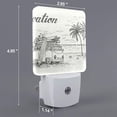 thumbnail image 2 of Balery Summer Vacation Scene With Camping Van Luz Nocturna LED con Sensor Automático, Enchufe con Sensor Crepuscular, Luz Suave de 0.5W para Dormitorio, Pasillo, Baño-EU, 2 of 7