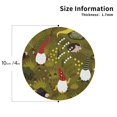 thumbnail image 3 of Gaeub Gnomes Playing in the Garden Print 6 Pcs Leather Coasters for Drinks ,Drink Coasters Sets,Drink Table Cup Coasters for Living Room Kitchen Coffee Decor,Round Shape, 3 of 7