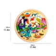 thumbnail image 4 of Qiopertar Clearance Children Wooden Puzzle 64 Educational Puzzle Game Kids Toys Summer Savings, 4 of 4