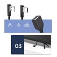 thumbnail image 3 of Tizuqe USB Extension Cable USB 2.0 Male to Female Extension Cord for Printer Mouse, 3 of 12