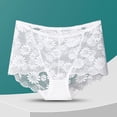 thumbnail image 2 of WRKEKC Seamless Underwear for Women Hollow Out Lace High Waist Plus Size Tummy Control Butt Lifting Triangle Panties Comfort Fit, 2 of 3