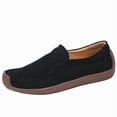 thumbnail image 2 of Loafers for Women Comfortable Business Casual Shoes Womens Dressy Slip On Office Work Flats Shoes Women's Solid Color Round Toe Penny Shoes, 2 of 9