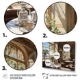 thumbnail image 3 of Designart "Afternoon Tea Country Clubs painting I" Country Clubs Floater Framed Wall Art Print, 3 of 7
