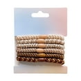 thumbnail image 3 of Sentmoon Hair Ties for Thick Hair Elastic Hair Ties Women's Hair Ties Hair Scrunchie Fashionable Woven Hair Clip Braid Elastics Hair Bands For Thick Hair, 3 of 3