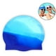 thumbnail image 1 of Gorros de natación de silicona, 1 paquete, gorro de natación duradero y cómodo para adultos, elastomérico para mujer, hombre, pelo corto, pelo largo Vhermosa 221409-3, 1 of 8