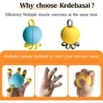 thumbnail image 3 of ABCISI Hand Exercise Ball,Squeeze Ball for Hand Therapy, Finger Extension Exerciser,Finger and Wrist Strengthener, Hand Grip Strengthener for Elderly,Weak Hand,Arthritis,Stroke,Carpal Tunnel, 10+20LB, 3 of 14