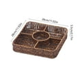 thumbnail image 3 of SLYNSHome Fruit Basket Bowl Storage & Organizing for Kitchen Counter,Square Rattan Fruit Bowl Woven Storage Basket Kitchen Essentials - Coffee, 3 of 6