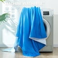thumbnail image 6 of Aship Cooling Comforter King Size, Gradient Dual-Sided Q-Max>0.5 Arc-Chill Summer Comforter, Breathable Skin-Friendly Cooling Quilt for Hot Sleepers 90" x 108" Blue, 6 of 8